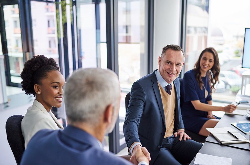 e-discovery tips, candor and competence, handshake, businesspeople