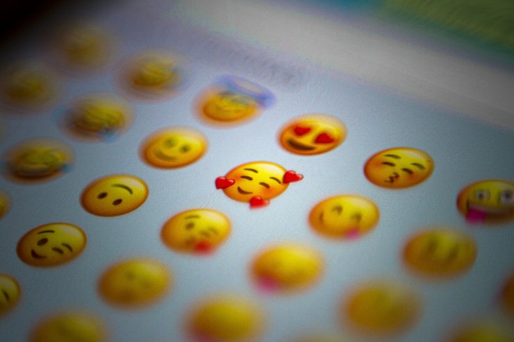 emojis on a phone