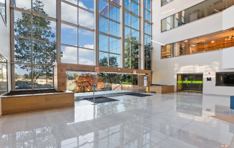 Lobby at 11200 Rockville Pike office.